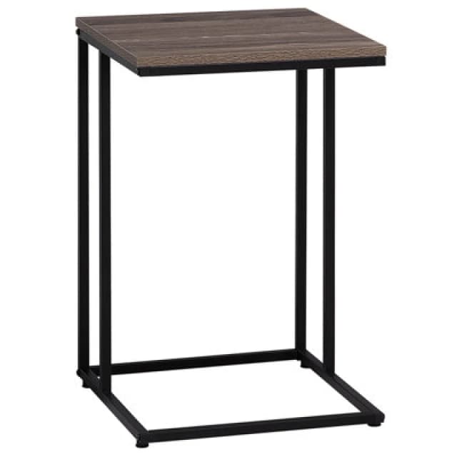 Beliani Industrial Side Table Troy Taupe