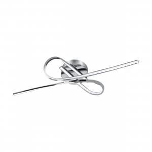 EGLO Selvina Chrome LED Ceiling Light 2x10W 3000K Warm White - 96329