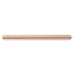 Rotring Tri Ruler 6 Surveying Triangular Reduction Scale 1 25 to 1 2500 with 2 Coloured Flutings