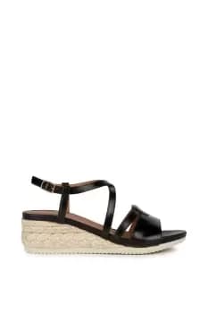Black 'D Ischia Corda A' Sandal