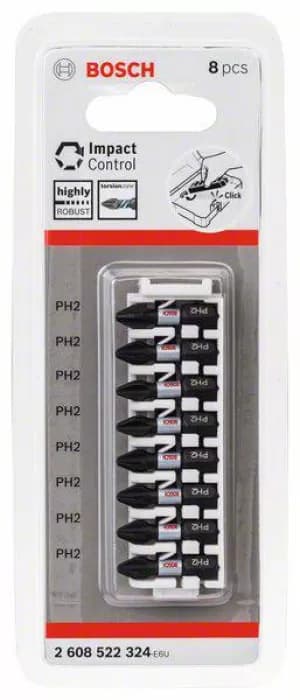 Bosch Accessories 2608522324 Philips bit PH 2 1 Set