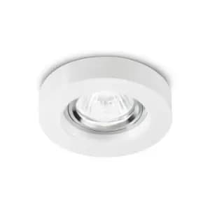 Blues 1 Light Round Recessed Downlight (3 Pack) White GU10