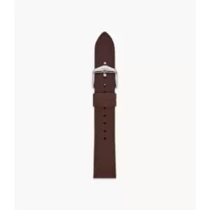Fossil Womens 18Mm Dark Eco Leather Strap - Brown