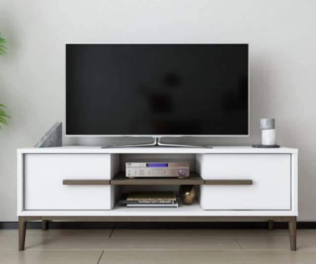 Decorotika Eslem TV Stand TV Unit for TVs up to 55" White unisex