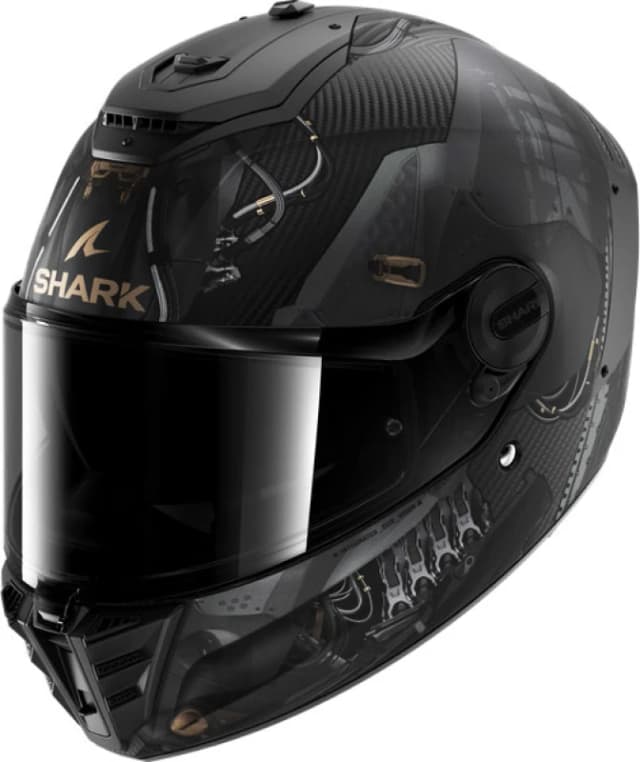 Shark Spartan RS Xbot Carbon Helmet, black-grey, Size 2XL for Men