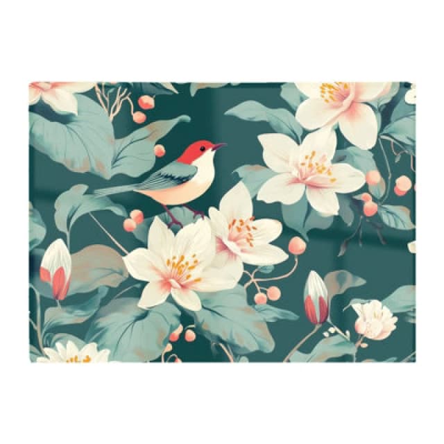 Warren Reed Designer A Bird Amongst The Lillies Chopping Board