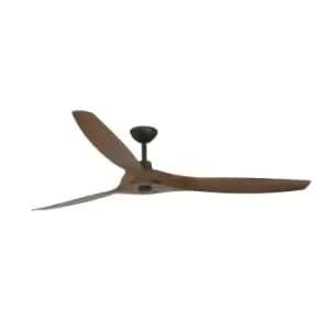 Morea Brown Ceiling Fan With DC Motor Smart - Remote Included