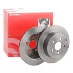 PAIR PAINTED BREMBO BRAKE DISCS 08.A273.21