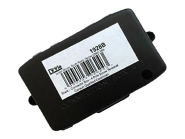 Dencon 1928Bnb 4 Pole Connector Box Black Dcn1928Bnb