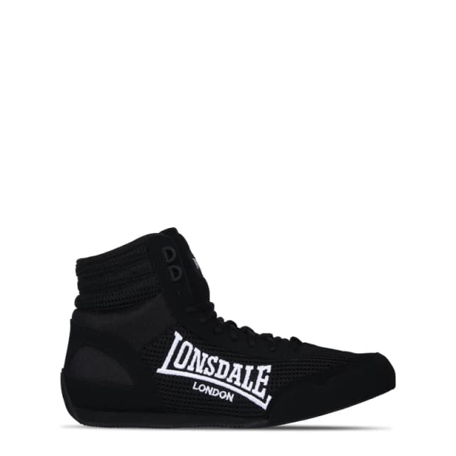Lonsdale Contender Boxing Boots Black/White unisex 8 (42)