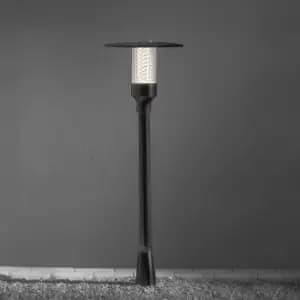 Nova Outdoor Classic Matt Black Pathway Bollard Light, IP44