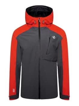 Dare 2b The Jenson Button Edit Diluent III Jacket - Grey/Red, Size S, Men