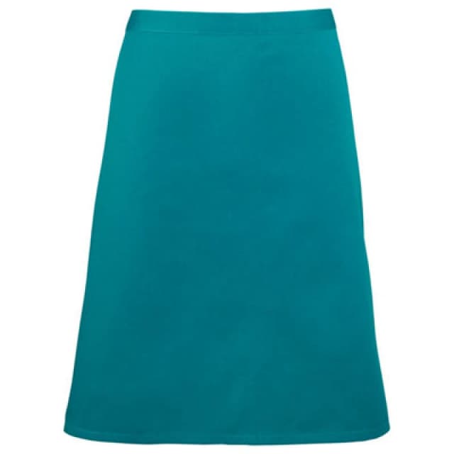 Premier Premier Colours Mid Length Apron in Teal Teal One Size Unisex 5063470681549