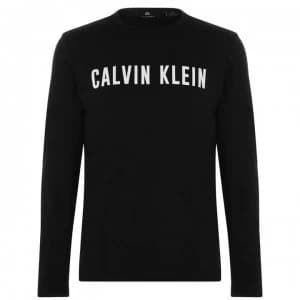 Calvin Klein Performance Long Sleeve T Shirt - Black/White 007