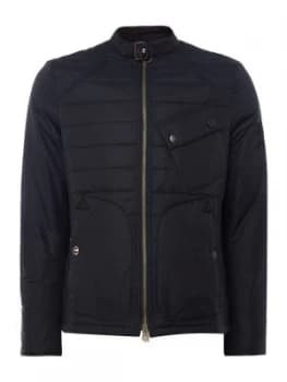 Mens Barbour International Lee Quilt Jacket Blue