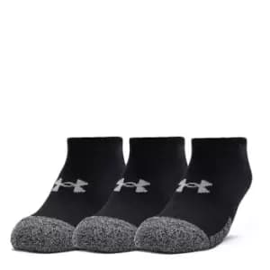 Under Armour Heatgear No Show Socks 3pk - Black