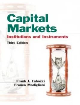 Capital Markets by Frank J. Fabozzi Paperback
