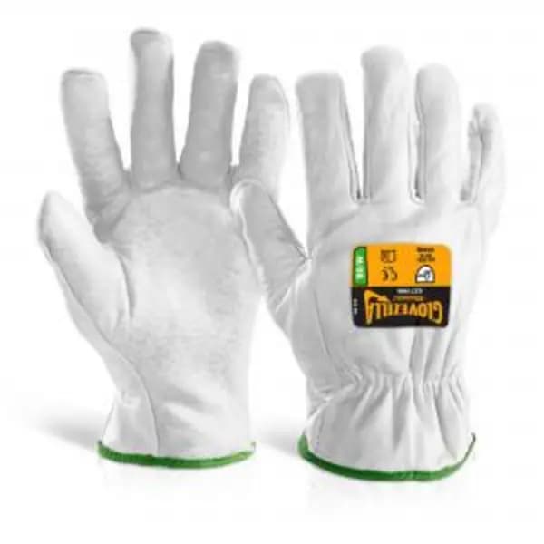 Beeswift Glovezilla Cut Resistant Drivers Glove White M Pair GZ71WM BESWGZ71WM