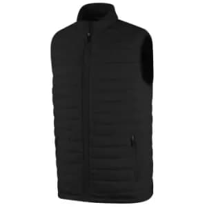 ISLAND GREEN MENS HEAT WELD PADDED GILET BLACK 2X-Large