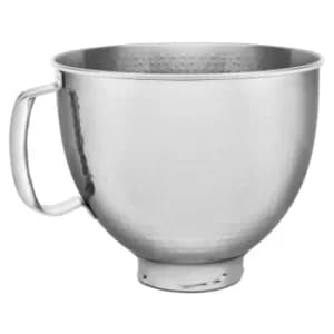 KitchenAid 5KSM5SSBHM 4.7 Litre Bowl, Hammered Stainless Steel