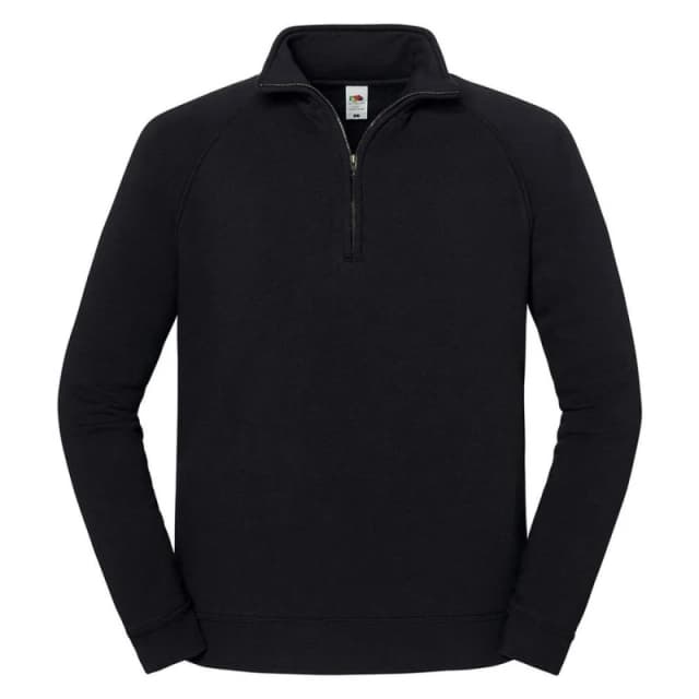 Fruit of the Loom Mens Iconic Premium Sweatshirt in Black Size: Small Black Male S