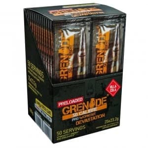 Grenade 50 Calibre Preworkout Sticks