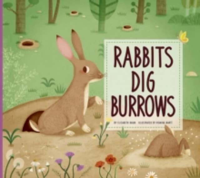 Elizabeth Raum Rabbits Dig Burrows Book Multi unisex