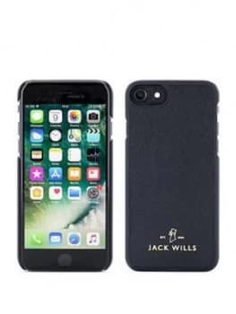 Jack Wills Saffiano Inlay Shell Apple iPhone 678 Wray Black