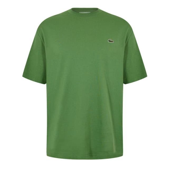 Lacoste Mens Regular Fit Small Logo T-Shirt Green 02M male S
