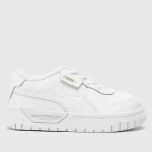 PUMA White Cali Dream Toddler Trainers