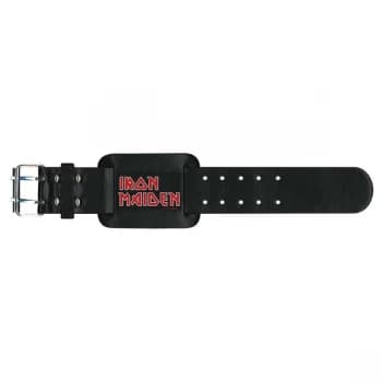 Iron Maiden - Logo Leather Wrist Strap