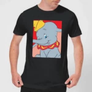 Disney Dumbo Portrait Mens T-Shirt - Black