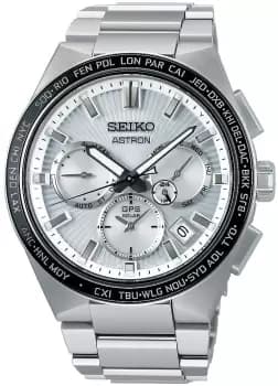 Seiko Astron Watch Sunray Silver Lining GPS Solar