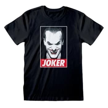 DC Batman - The Joker Unisex Large T-Shirt - Black