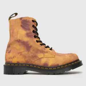 Dr Martens Yellow 1460 Pascal Tie Dye Boots