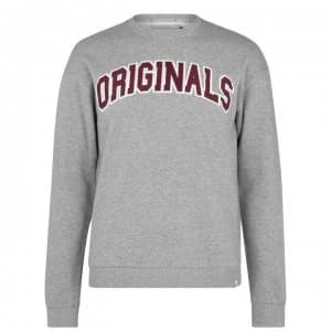 Jack and Jones Original Jorurbia Sweatshirt - Lt Grey Mel