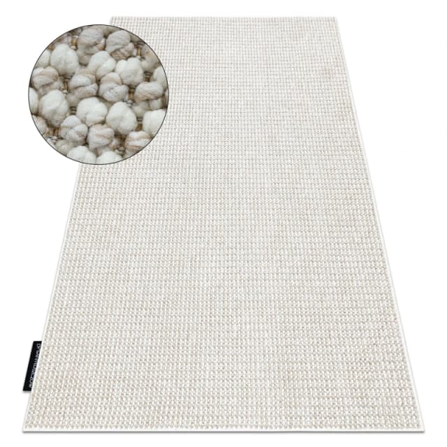 RugsX Carpet Casablanca Loop White / Beige Loop, Soft 80X150 Cm