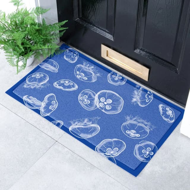 Native Natural Jellyfish Indoor Outdoor Doormat (70 X 40Cm)
