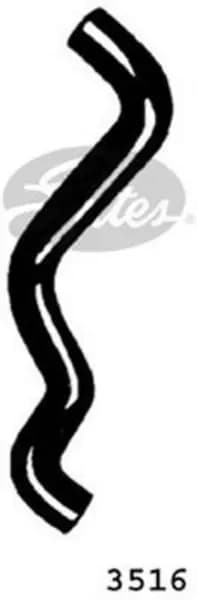 Curved Radiator Hose 440mm X 34 Gates 3516