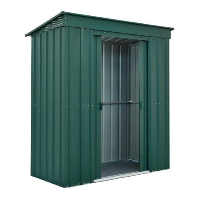 Mercia Globel 6 x 3 Pent Green Metal Shed, Green ESDXL20MET222