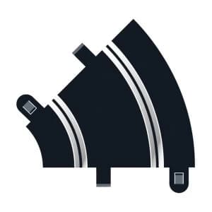 Radius 1 Curve 45° (Set Of 2) Scalextric Accessory Pack
