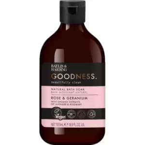 Baylis & Harding Goodness Bath Soak Rose & Geranium