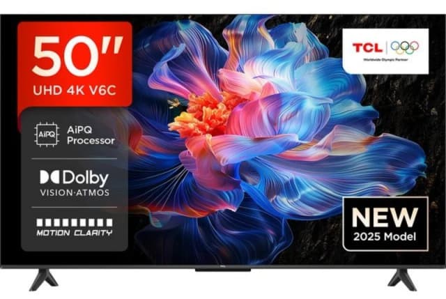 TCL 50" 50V6C-UK Smart 4K Ultra HD LED TV