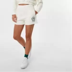 Slazenger Sofia Richie Vintage Fleece Shorts - Cream