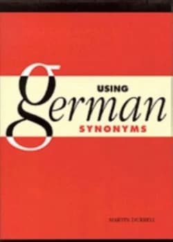 Using German Synonyms by Martin Durrell Book
