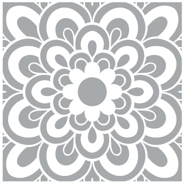 Unbranded Stencil for Walls, Floors & Patios Maisie Opaque unisex 30CMX30CM