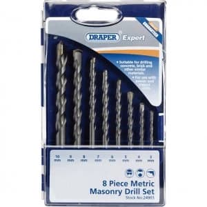Draper Expert 8 Piece Masonry Drill Bit Set