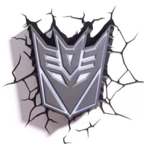 Transformers 3D Decepticon Shield Wall Light