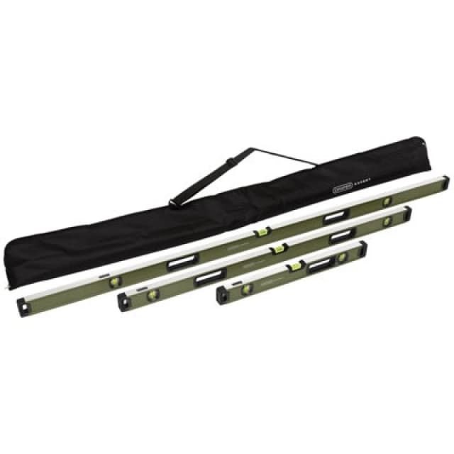 Draper Expert 3 Piece Box Spirit Level and Transport Bag Set 29006