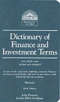 Dictionary of Finance and Investment Terms by John Downes and Jordan Elliot Goodman Book